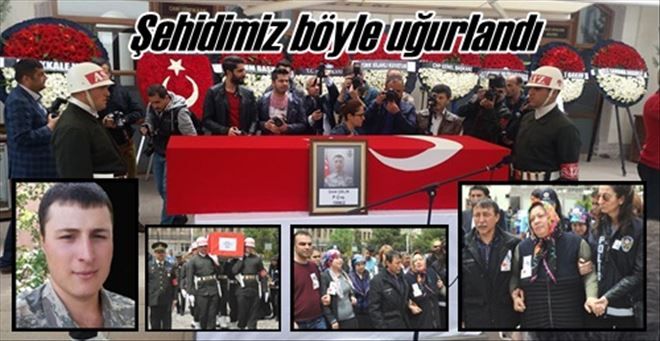 Şehidimiz toprağa verildi!