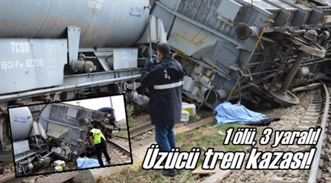 Tren vagonu devrildi, 1 kişi öldü!