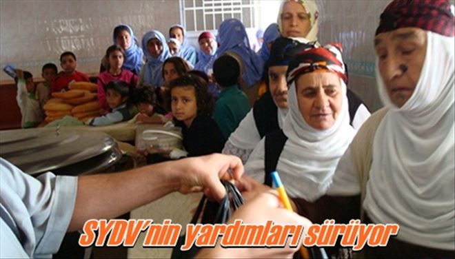 SYDV, muhtaçları mahzun bırakmıyor