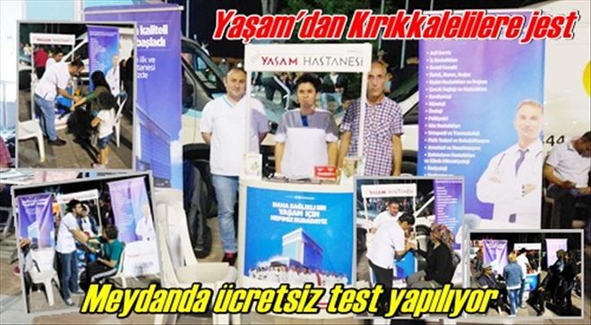 Yaşam´dan Kırıkkalelilere jest