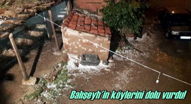 Balışeyh´te 7 köyü dolu vurdu