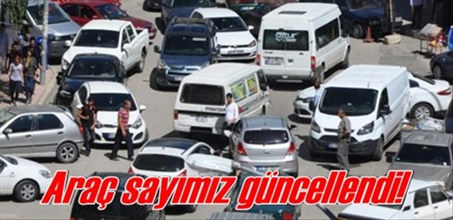 Araç sayımız güncellendi!