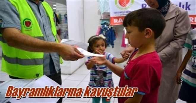 Bayramlıklarına kavuştular
