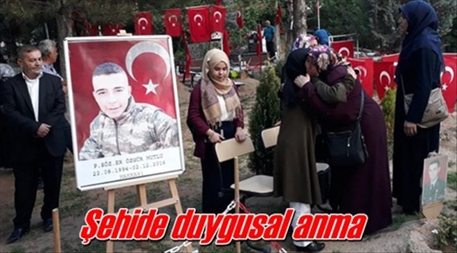 Şehit Er Özgür Mutlu anıldı