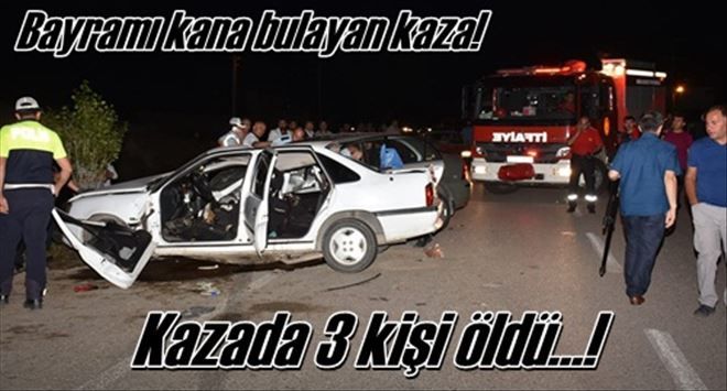Kırıkkale´de kaza: 3 ölü, 8 yaralı!