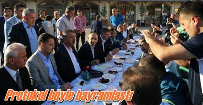 Valilik´te bayramlaşma yapıldı