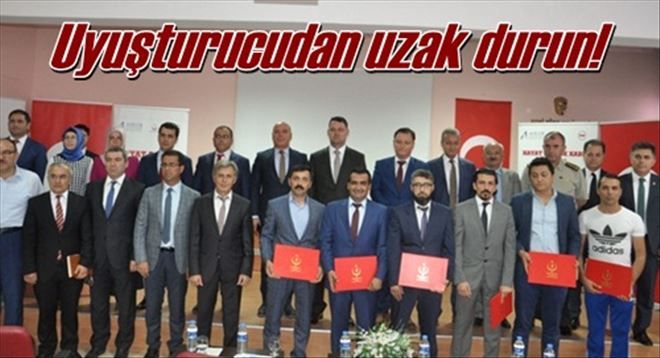 Uyuşturucudan uzak durun!