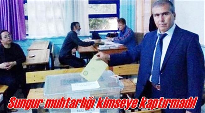 Çalılıöz´de Sungur seçildi