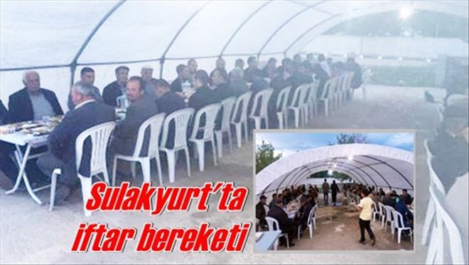 Sulakyurt´ta birlik iftarı