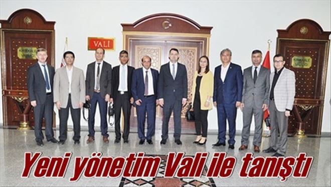 Vali ile tanıştılar