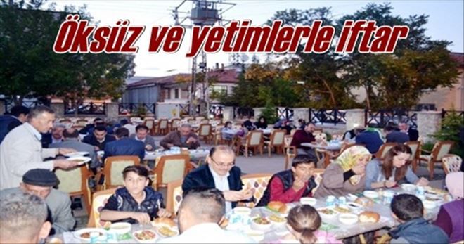Öksüz ve yetimlerle iftar