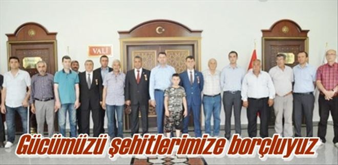 Bugünkü gücümüzü şehitlerimize borçluyuz