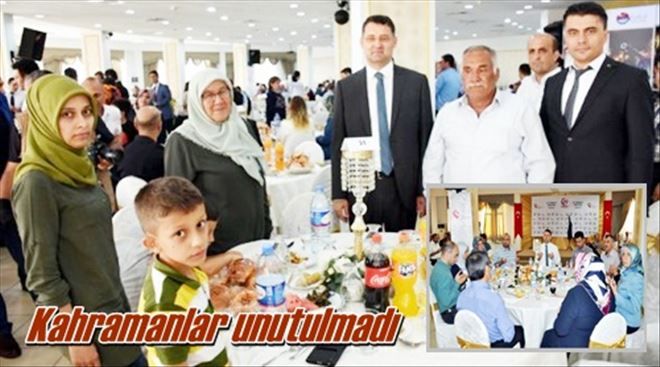 Kahramanlar unutulmadı