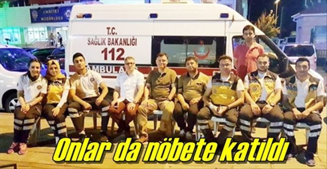 Sağlıkçıların demokrasi nöbeti
