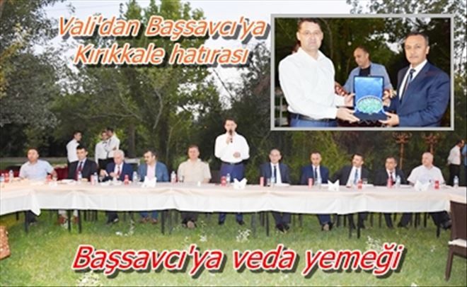 Başsavcı Tüten´e veda yemeği