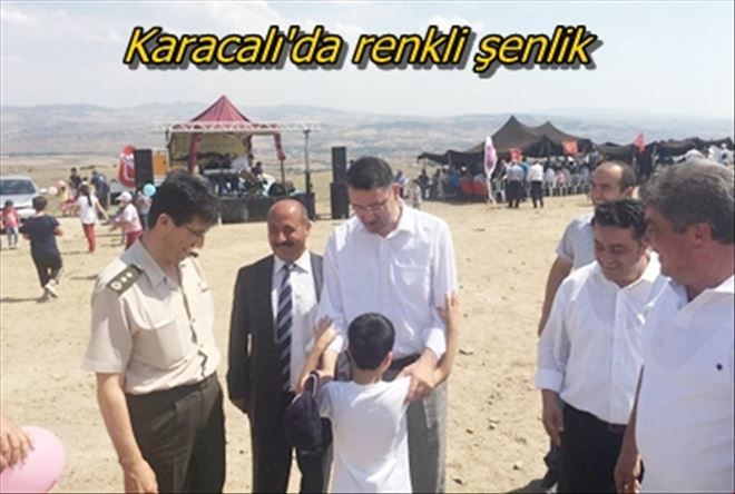 Karacalı´da renkli şenlik