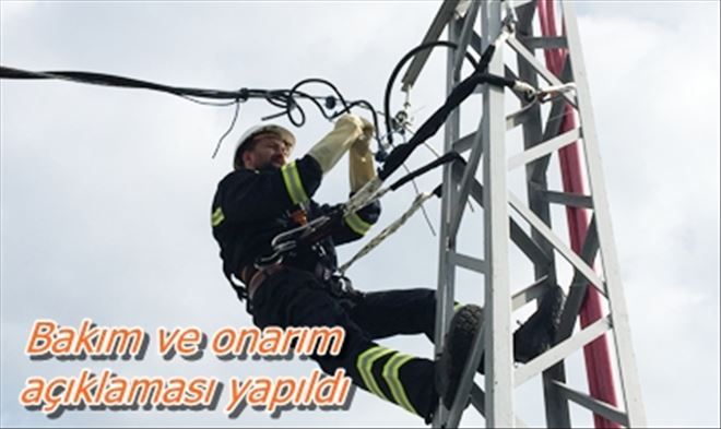 Bakım ve yenileme çalışması yapılıyor
