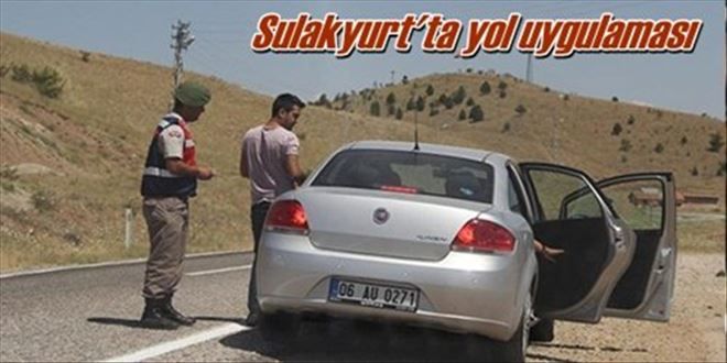 Sulakyurt´ta yol uygulaması