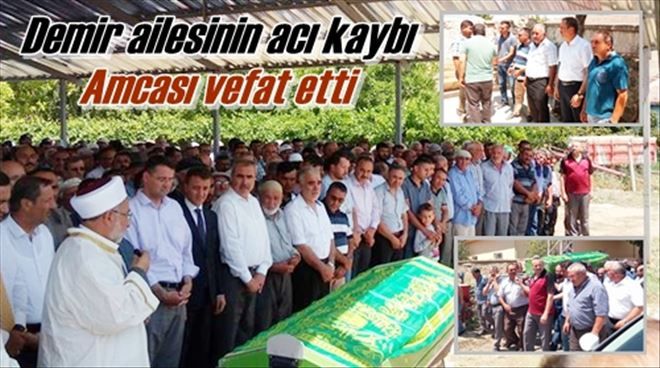 Amcası toprağa verildi