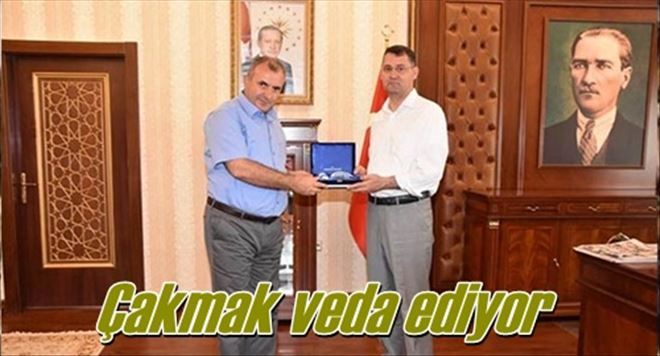 Komutan Vali ile vedalaştı