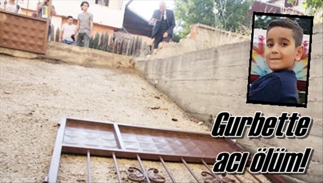 Gurbette acı ölüm!