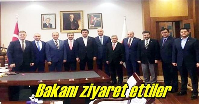 Ekonomi Bakanını ziyaret ettiler