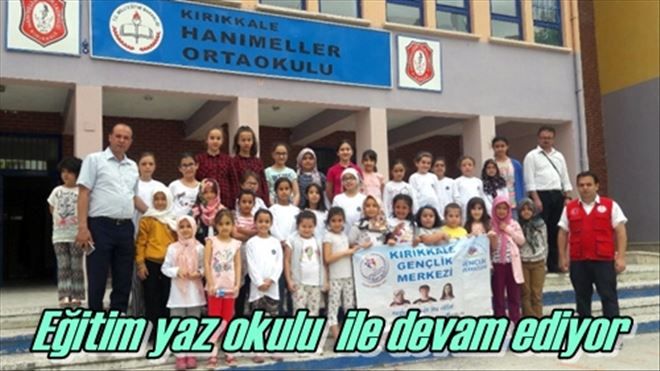 Eğitim yaz okulu ile devam ediyor 