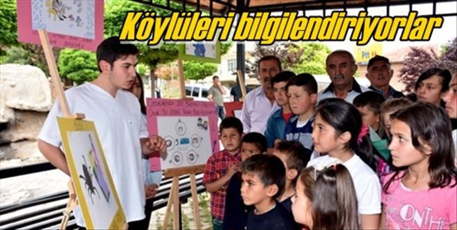 Öğrencilerden sağlık dersi