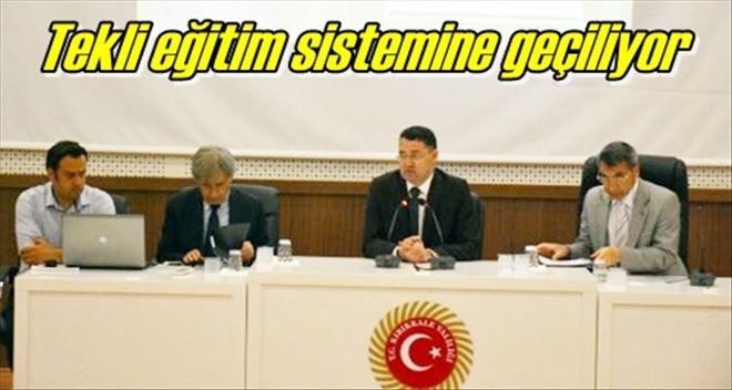Tekli eğitim sistemine geçiliyor