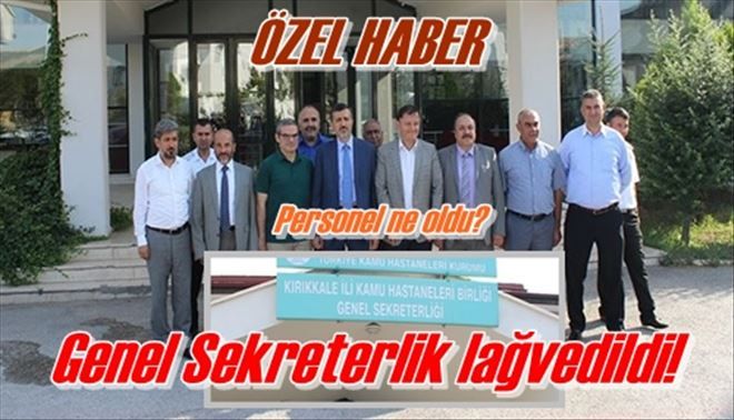Genel Sekreterlik lağvedildi!