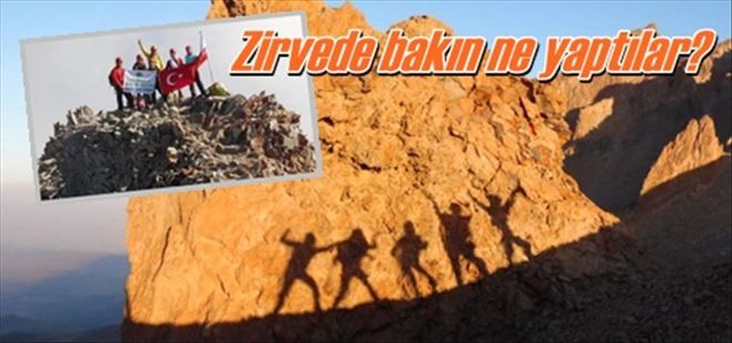 3917 metrede gölge dansı!