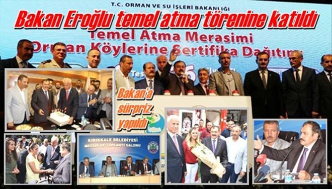 Bakan´ın yaş gününü kutladılar