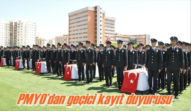 PMYO´dan geçici kayıt duyurusu