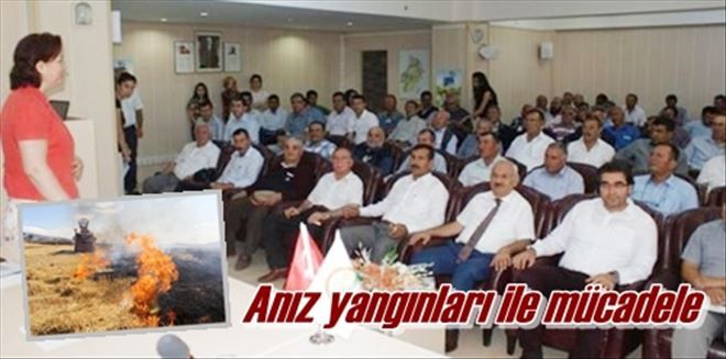 Anız yangınları ile mücadele