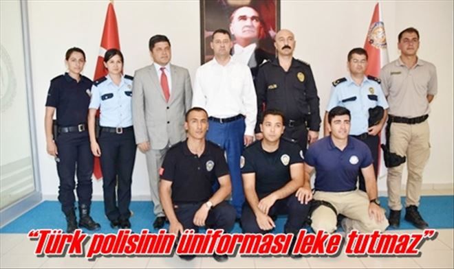 ?Türk polisinin üniforması leke tutmaz?