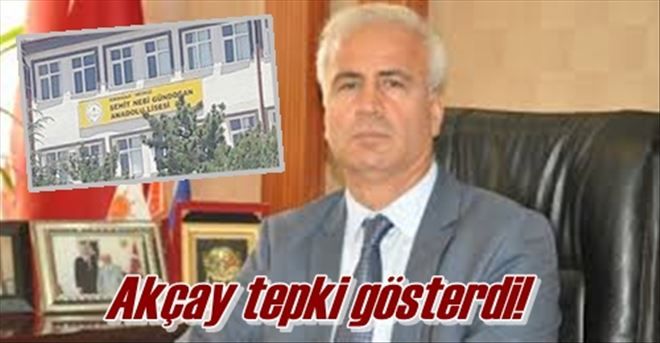 Akçay tepki gösterdi!