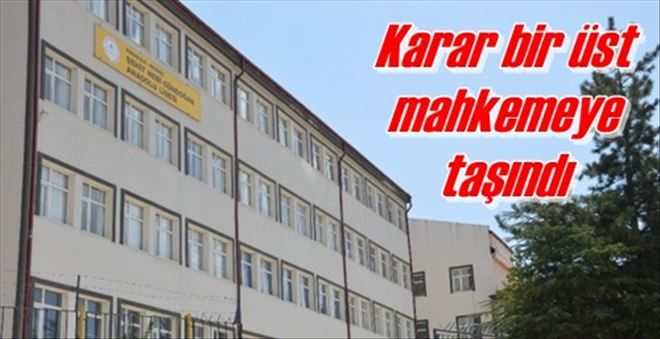 Karar bir üst mahkemeye taşındı