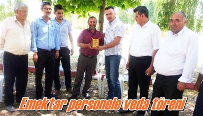 Emektar personele veda töreni 