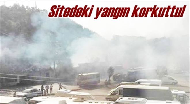 Yangın herkesi korkuttu