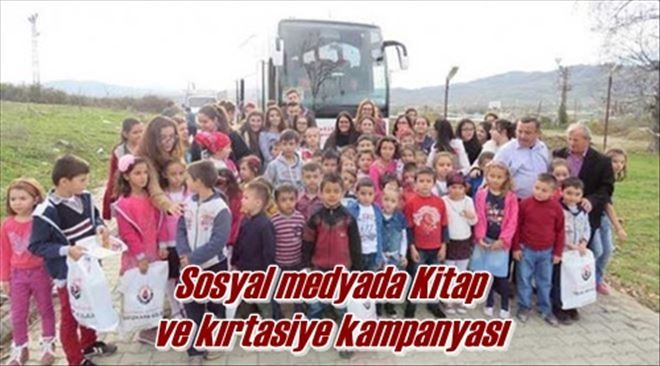 Sosyal medyada Kitap  ve kırtasiye kampanyası