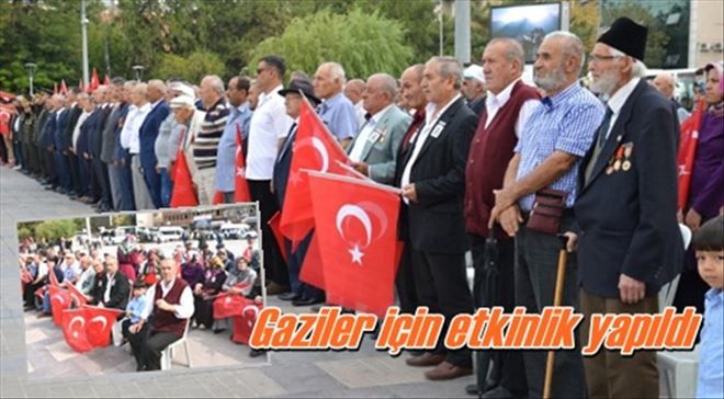 Gaziler unutulmadı