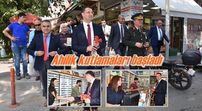 Ahilik kutlamaları başladı