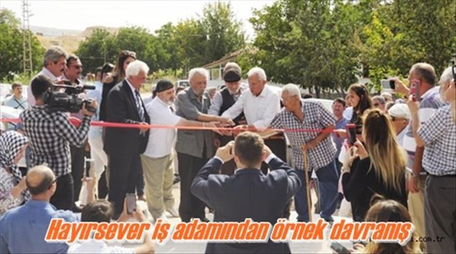Hayırsever iş adamından örnek davranış