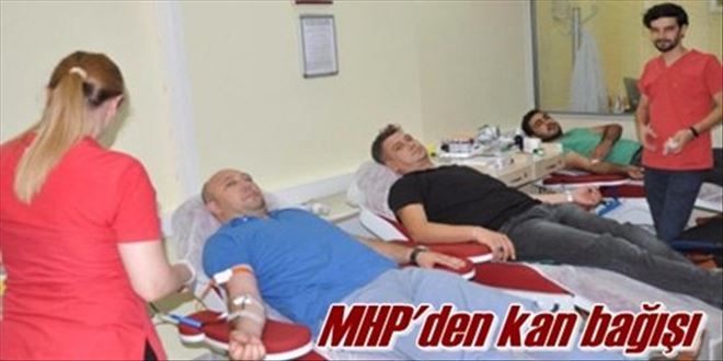 MHP´den kan bağışı