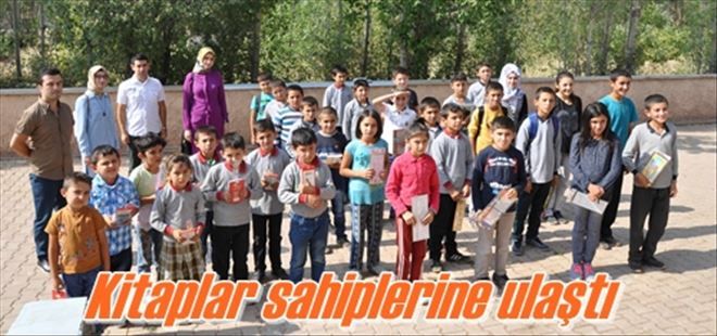 Kitaplar sahiplerine ulaştı