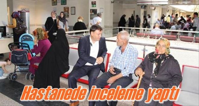 Sağlık Müdürü´nden  Yüksek İhtisas denetimi
