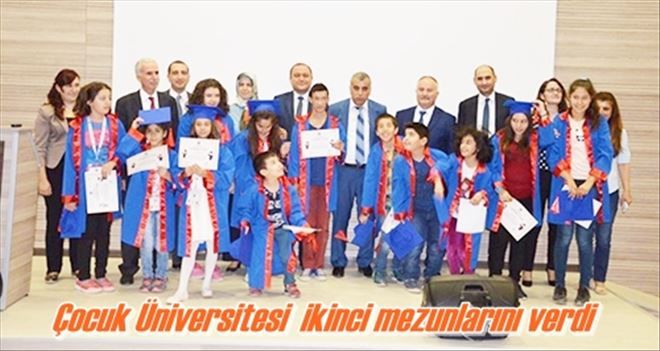 Çocuk Üniversitesi  ikinci mezunlarını verdi