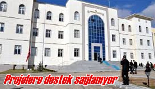 Projelere destek sağlanıyor
