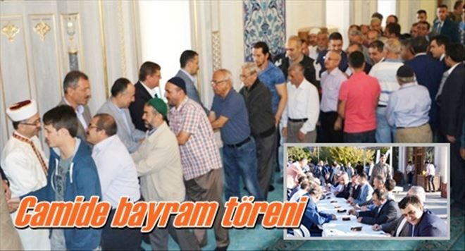Nur Cami´de Bayramlaştılar
