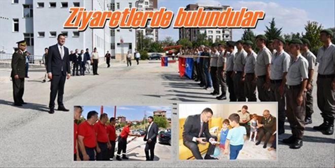 Bayram nöbetçilerine ziyaret